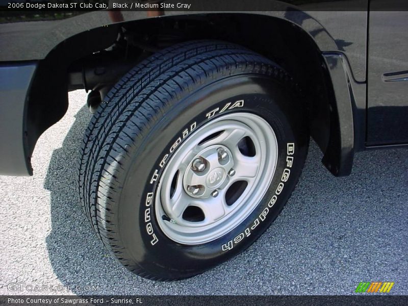 Black / Medium Slate Gray 2006 Dodge Dakota ST Club Cab