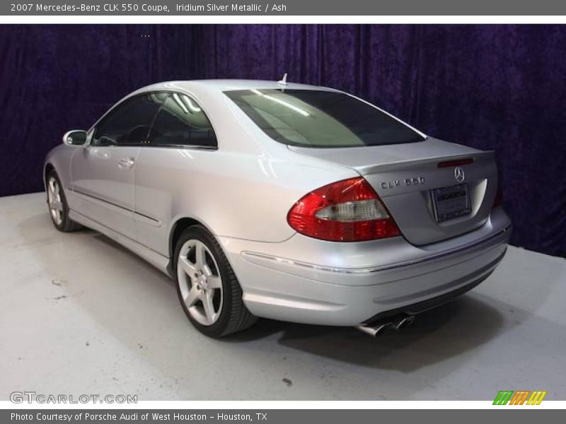 Iridium Silver Metallic / Ash 2007 Mercedes-Benz CLK 550 Coupe