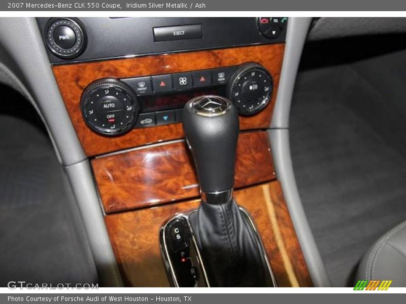 Iridium Silver Metallic / Ash 2007 Mercedes-Benz CLK 550 Coupe