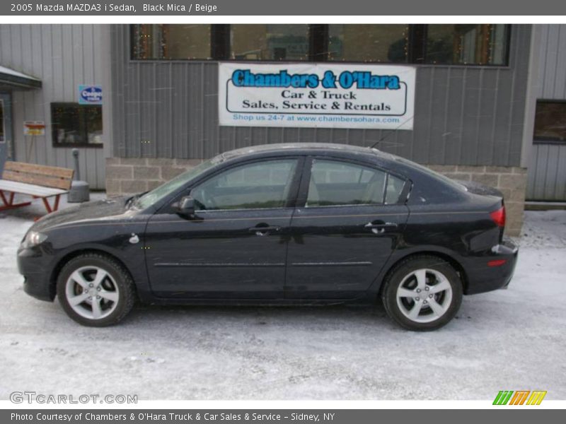 Black Mica / Beige 2005 Mazda MAZDA3 i Sedan