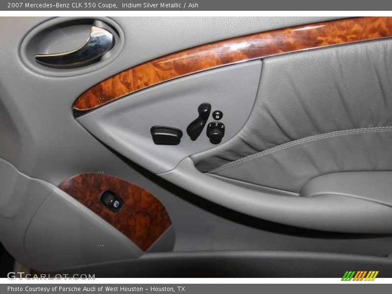 Iridium Silver Metallic / Ash 2007 Mercedes-Benz CLK 550 Coupe