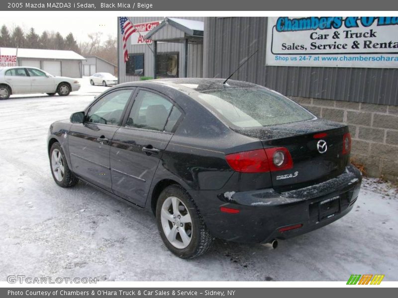 Black Mica / Beige 2005 Mazda MAZDA3 i Sedan