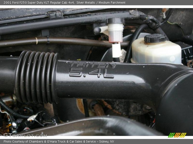 Silver Metallic / Medium Parchment 2001 Ford F250 Super Duty XLT Regular Cab 4x4