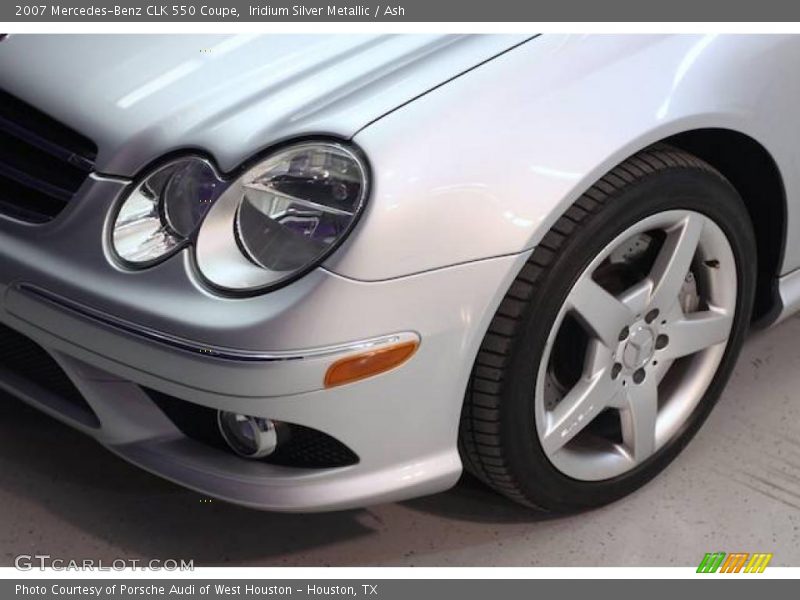 Iridium Silver Metallic / Ash 2007 Mercedes-Benz CLK 550 Coupe