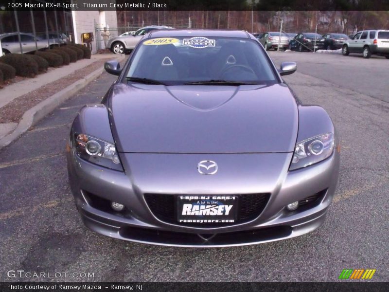 Titanium Gray Metallic / Black 2005 Mazda RX-8 Sport