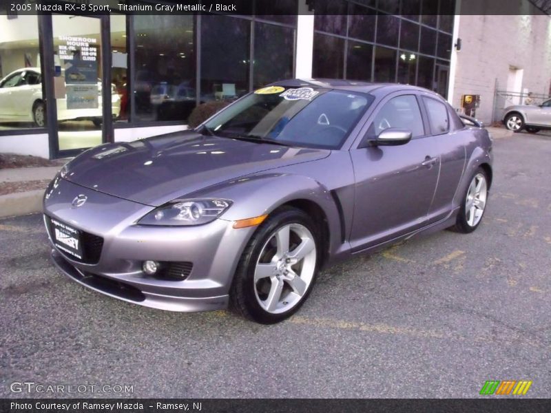 Titanium Gray Metallic / Black 2005 Mazda RX-8 Sport