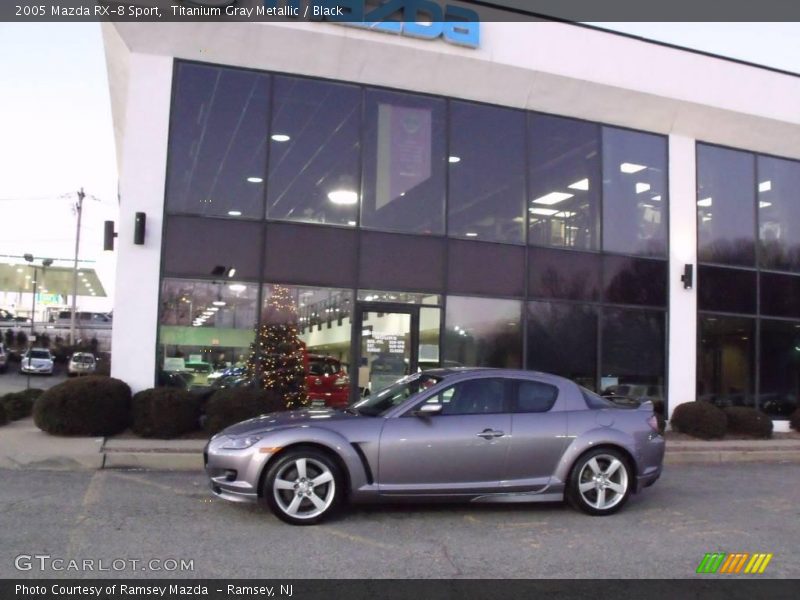 Titanium Gray Metallic / Black 2005 Mazda RX-8 Sport