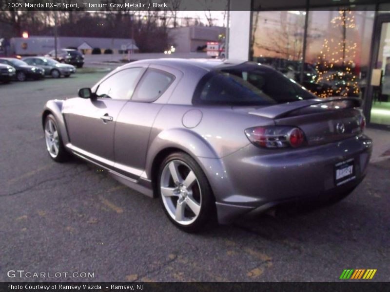 Titanium Gray Metallic / Black 2005 Mazda RX-8 Sport