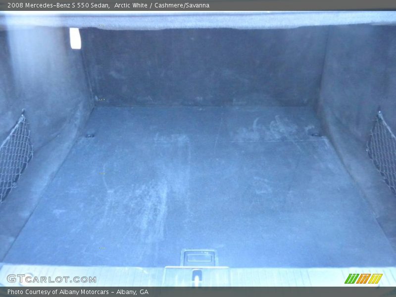 Arctic White / Cashmere/Savanna 2008 Mercedes-Benz S 550 Sedan