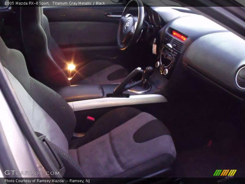 Titanium Gray Metallic / Black 2005 Mazda RX-8 Sport