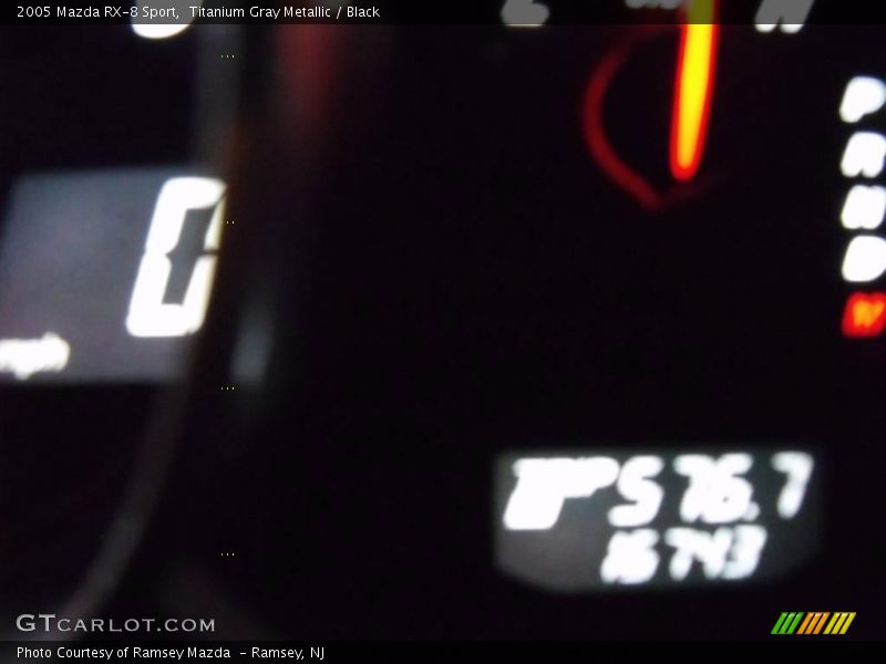 Titanium Gray Metallic / Black 2005 Mazda RX-8 Sport