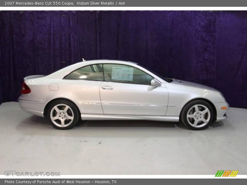 Iridium Silver Metallic / Ash 2007 Mercedes-Benz CLK 550 Coupe