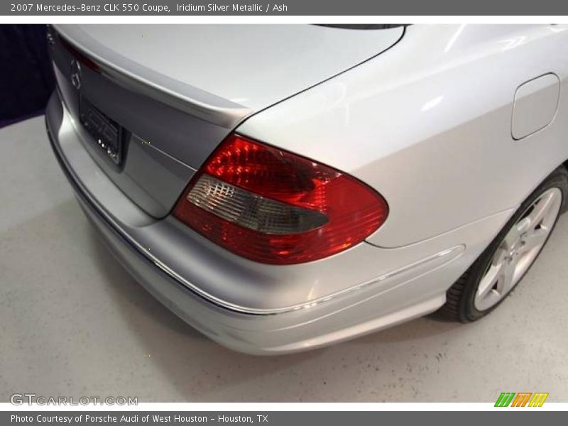 Iridium Silver Metallic / Ash 2007 Mercedes-Benz CLK 550 Coupe