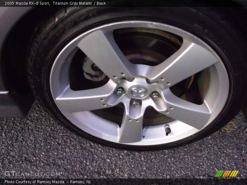 Titanium Gray Metallic / Black 2005 Mazda RX-8 Sport