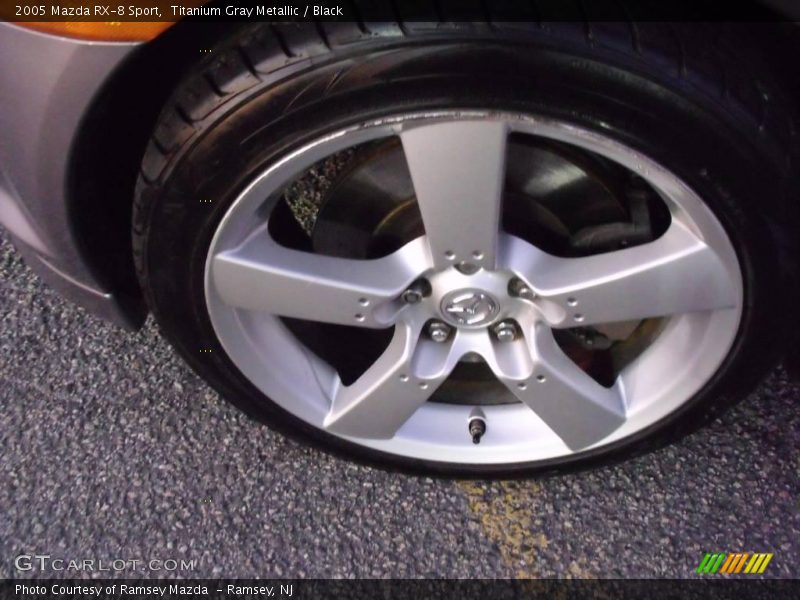 Titanium Gray Metallic / Black 2005 Mazda RX-8 Sport