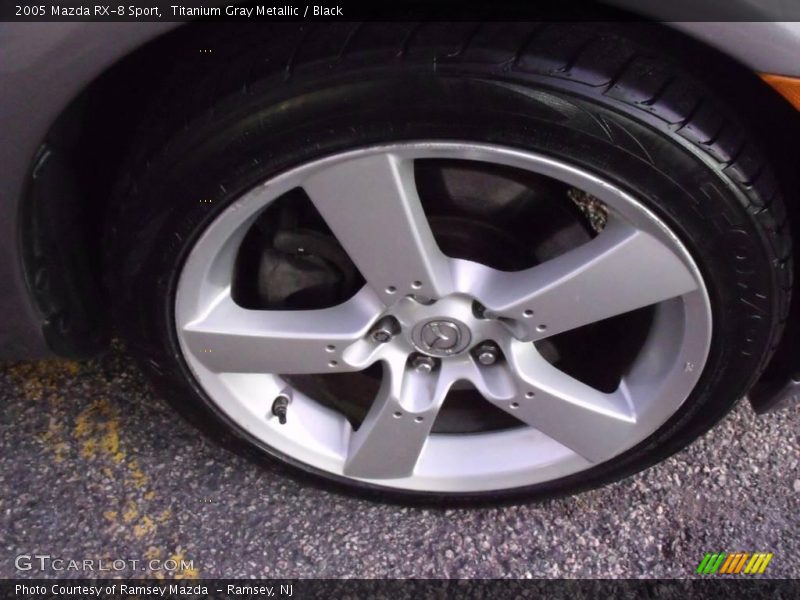 Titanium Gray Metallic / Black 2005 Mazda RX-8 Sport
