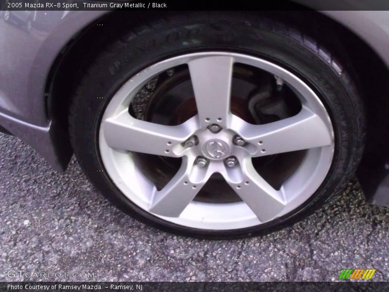 Titanium Gray Metallic / Black 2005 Mazda RX-8 Sport