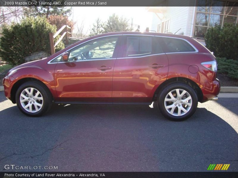 Copper Red Mica / Sand 2009 Mazda CX-7 Touring AWD