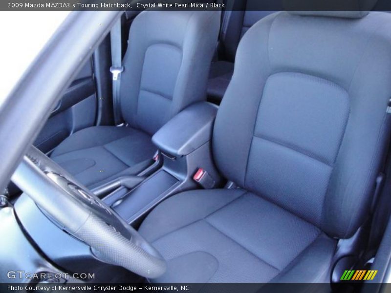 Crystal White Pearl Mica / Black 2009 Mazda MAZDA3 s Touring Hatchback