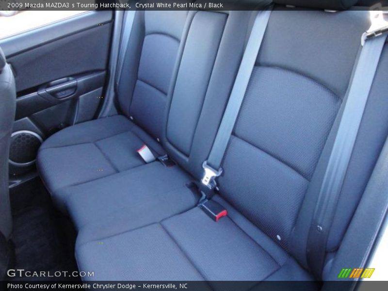 Crystal White Pearl Mica / Black 2009 Mazda MAZDA3 s Touring Hatchback