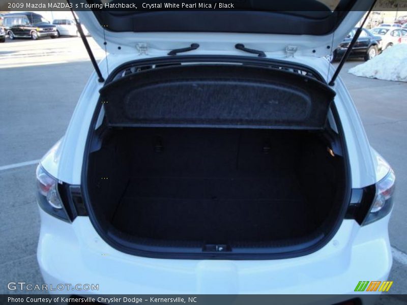 Crystal White Pearl Mica / Black 2009 Mazda MAZDA3 s Touring Hatchback