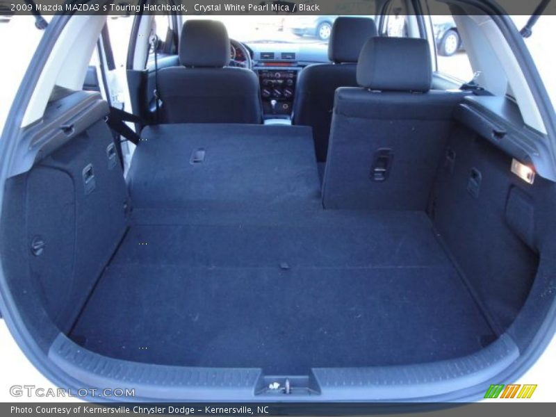 Crystal White Pearl Mica / Black 2009 Mazda MAZDA3 s Touring Hatchback