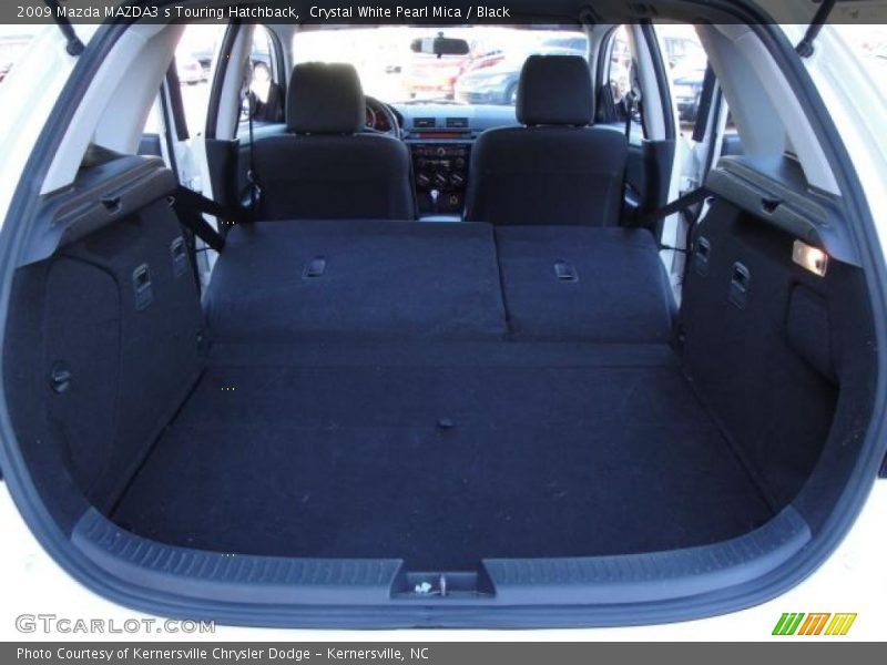Crystal White Pearl Mica / Black 2009 Mazda MAZDA3 s Touring Hatchback