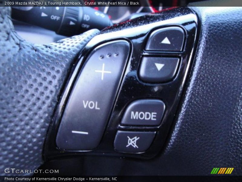 Crystal White Pearl Mica / Black 2009 Mazda MAZDA3 s Touring Hatchback