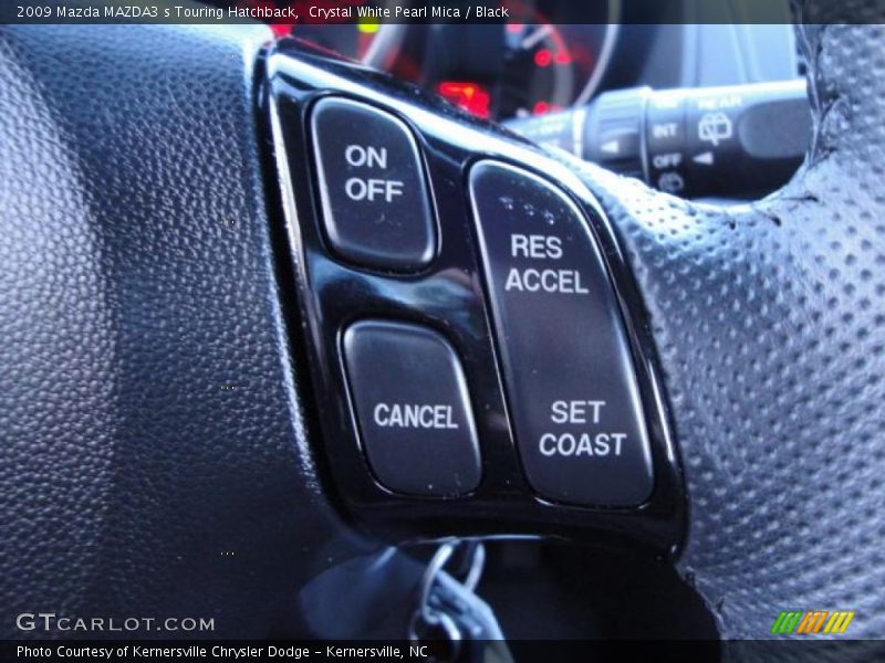 Crystal White Pearl Mica / Black 2009 Mazda MAZDA3 s Touring Hatchback