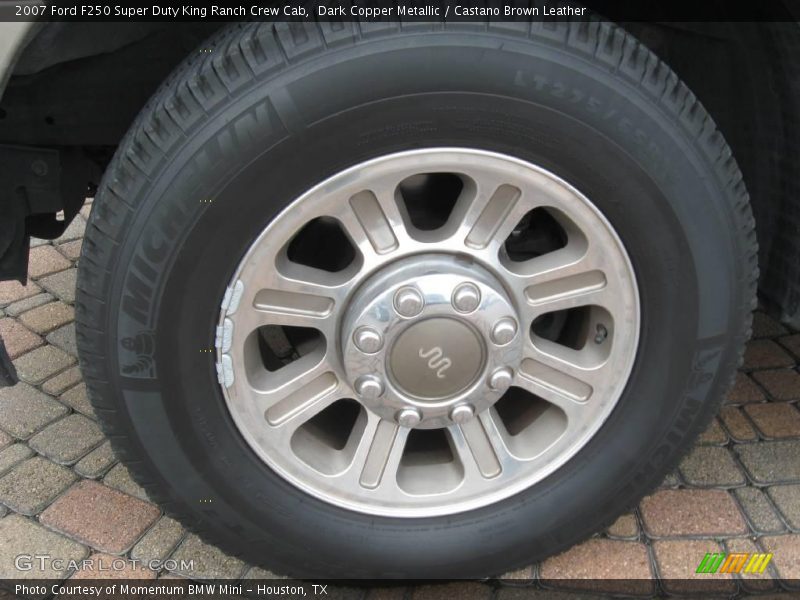 Dark Copper Metallic / Castano Brown Leather 2007 Ford F250 Super Duty King Ranch Crew Cab