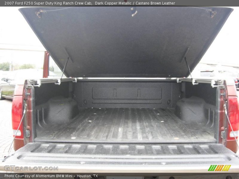 Dark Copper Metallic / Castano Brown Leather 2007 Ford F250 Super Duty King Ranch Crew Cab
