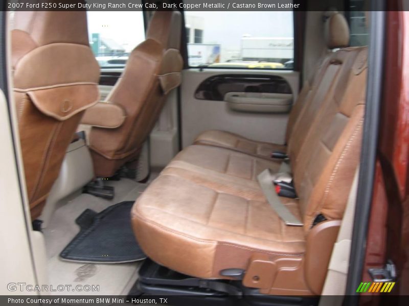 Dark Copper Metallic / Castano Brown Leather 2007 Ford F250 Super Duty King Ranch Crew Cab