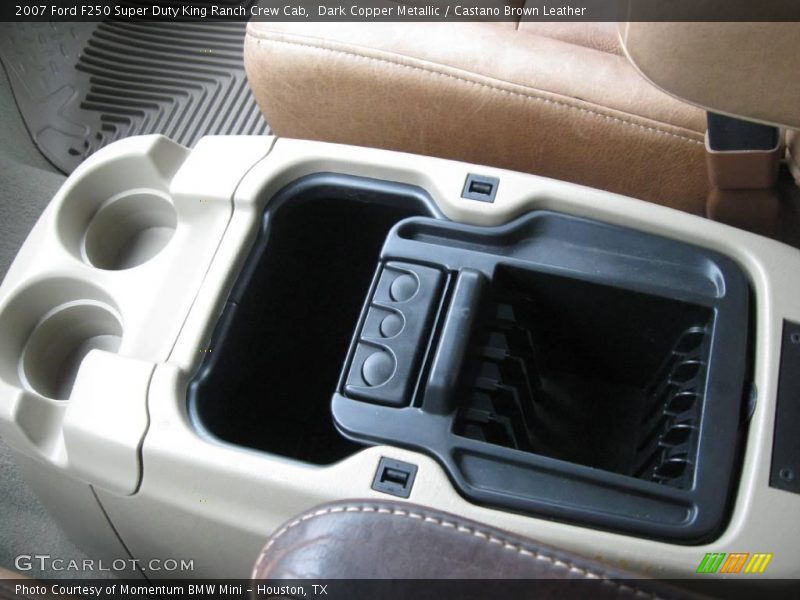 Dark Copper Metallic / Castano Brown Leather 2007 Ford F250 Super Duty King Ranch Crew Cab