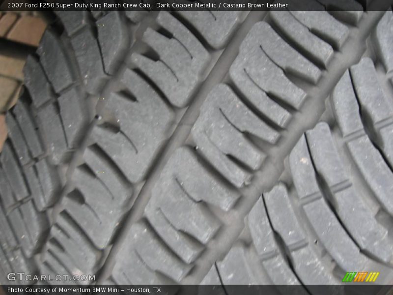 Dark Copper Metallic / Castano Brown Leather 2007 Ford F250 Super Duty King Ranch Crew Cab