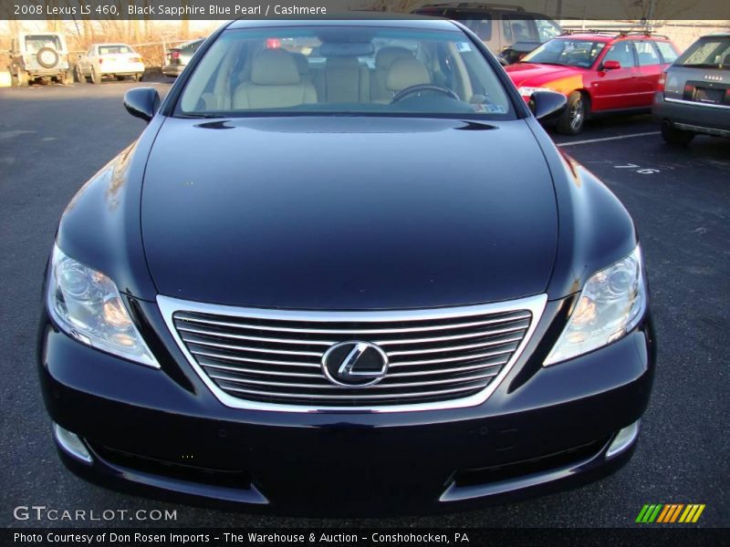 Black Sapphire Blue Pearl / Cashmere 2008 Lexus LS 460