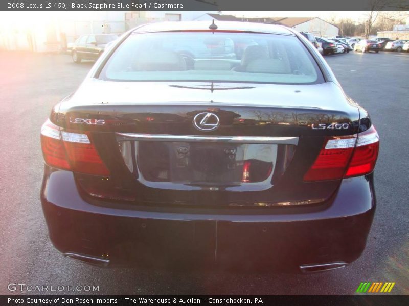 Black Sapphire Blue Pearl / Cashmere 2008 Lexus LS 460