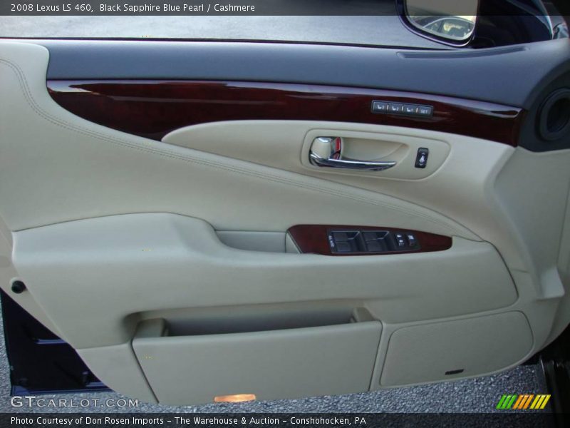 Black Sapphire Blue Pearl / Cashmere 2008 Lexus LS 460