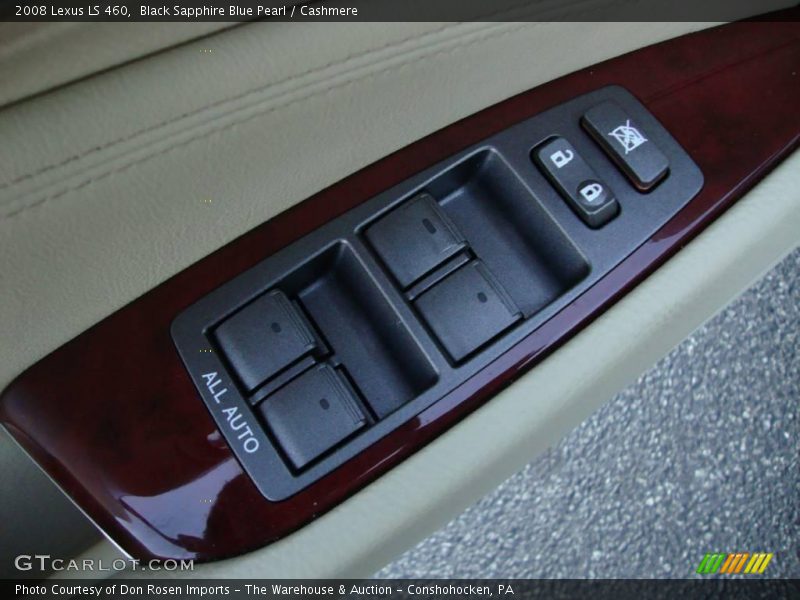 Black Sapphire Blue Pearl / Cashmere 2008 Lexus LS 460