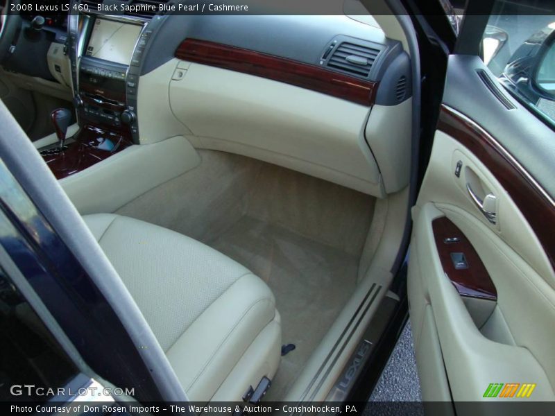 Black Sapphire Blue Pearl / Cashmere 2008 Lexus LS 460