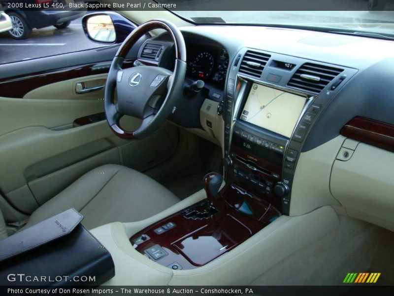 Black Sapphire Blue Pearl / Cashmere 2008 Lexus LS 460