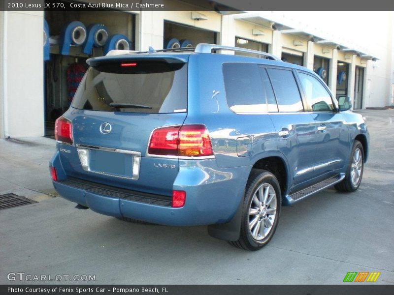 Costa Azul Blue Mica / Cashmere 2010 Lexus LX 570