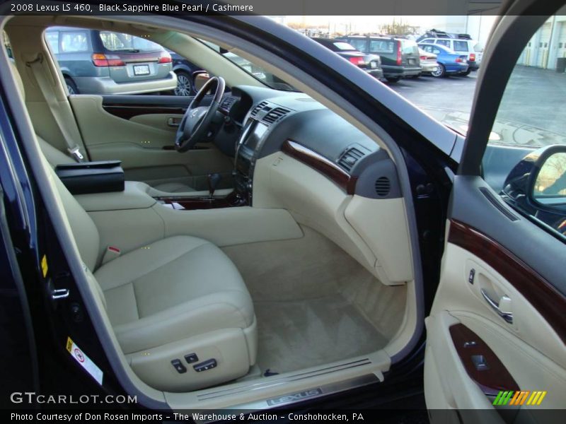 Black Sapphire Blue Pearl / Cashmere 2008 Lexus LS 460
