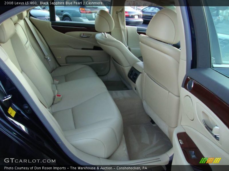 Black Sapphire Blue Pearl / Cashmere 2008 Lexus LS 460