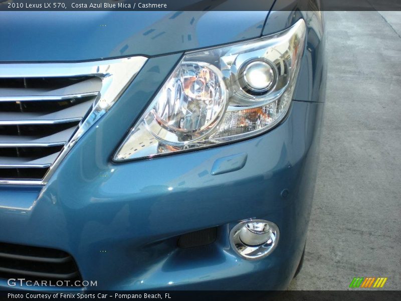 Costa Azul Blue Mica / Cashmere 2010 Lexus LX 570
