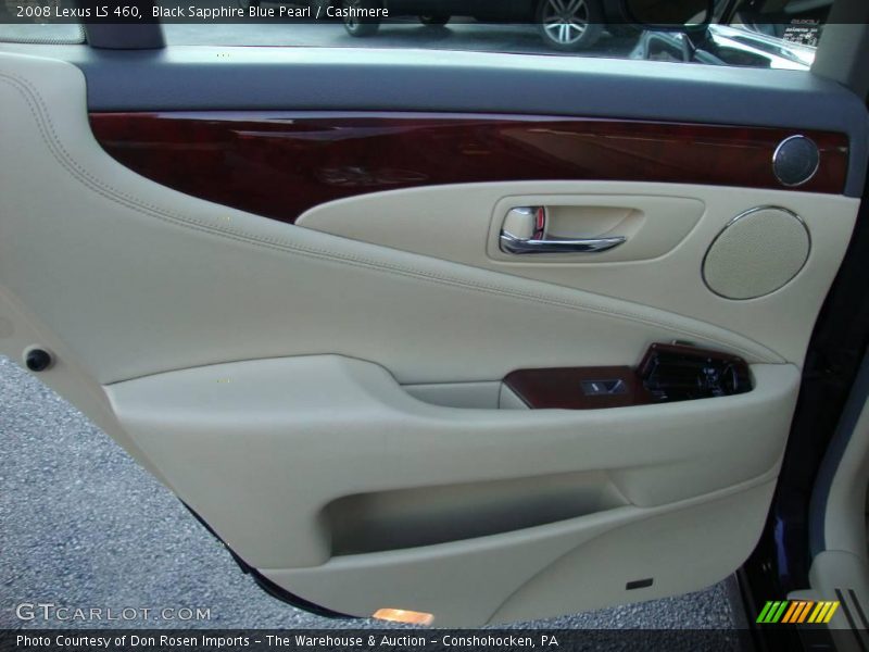Black Sapphire Blue Pearl / Cashmere 2008 Lexus LS 460