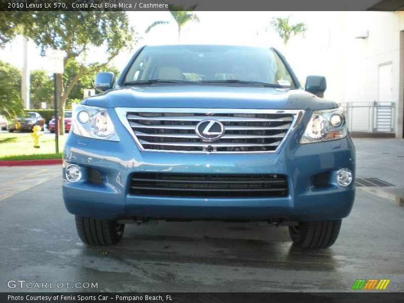 Costa Azul Blue Mica / Cashmere 2010 Lexus LX 570