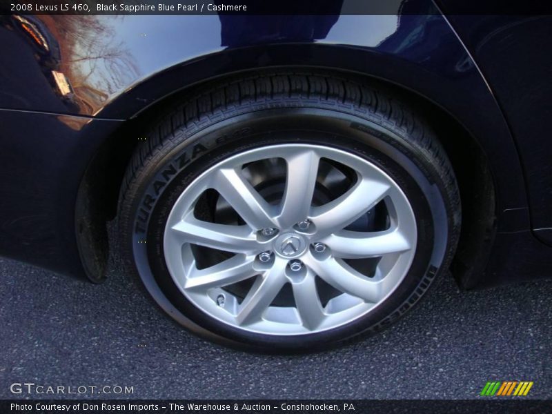 Black Sapphire Blue Pearl / Cashmere 2008 Lexus LS 460