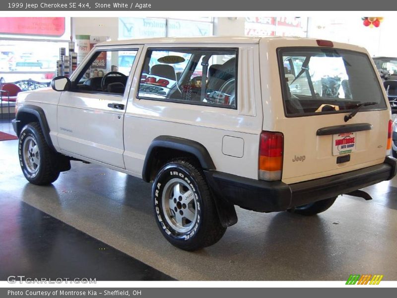 Stone White / Agate 1999 Jeep Cherokee SE 4x4