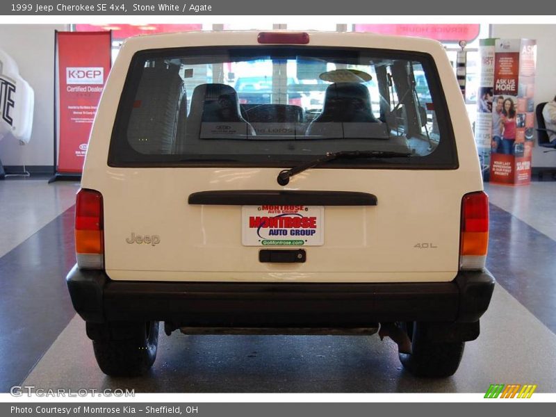 Stone White / Agate 1999 Jeep Cherokee SE 4x4