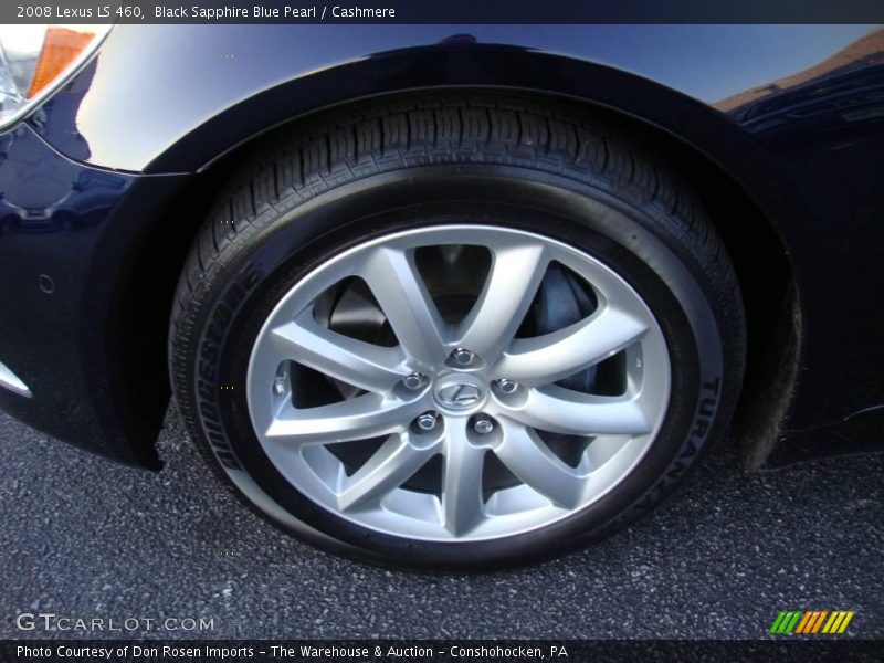 Black Sapphire Blue Pearl / Cashmere 2008 Lexus LS 460